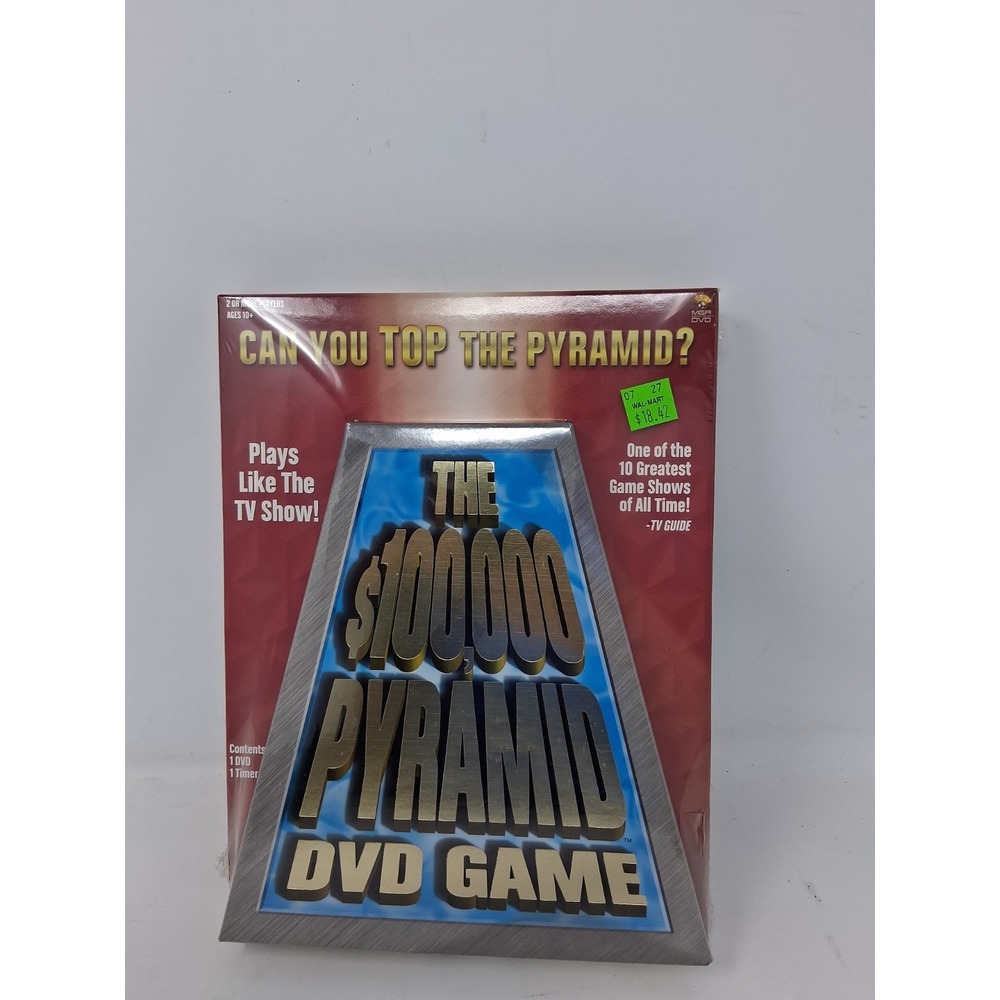 The $100,000 Pyramid Interactive DVD Game MGA GAMES Ages 10+ Sony Pictures. Y